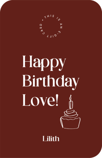 Happy Birthday Love!