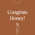 Congrats Honey!