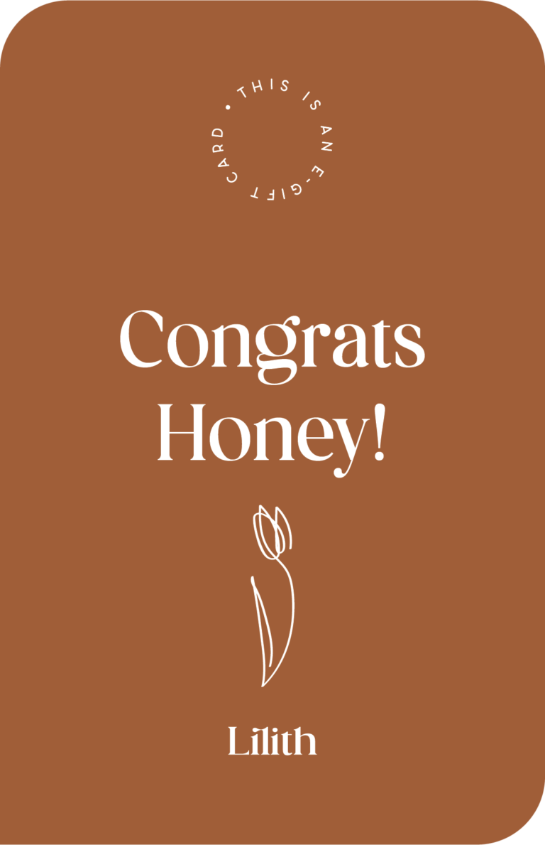 Congrats Honey!