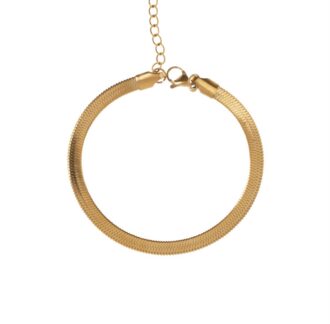 Snake Gold Chain Bracelet