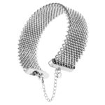 Bangle Silver Bracelets με Κούμπωμα