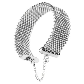 Bangle Silver Bracelets με Κούμπωμα