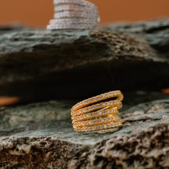 Multi Zirconia Ear Cuff