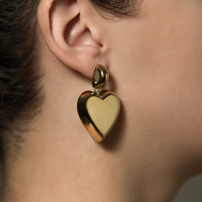 Steel Love Earrings - Image 2