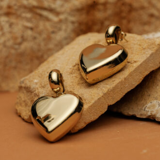 Steel Love Earrings