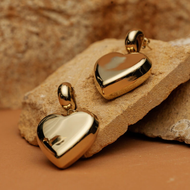 Steel Love Earrings
