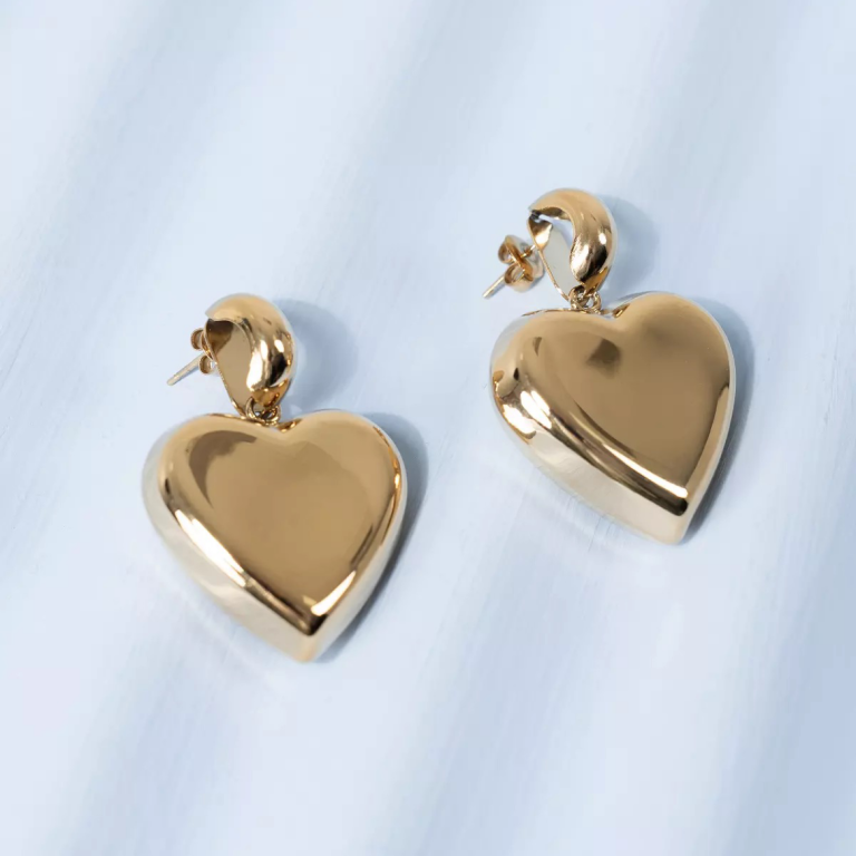 Steel Love Earrings - Image 2