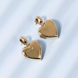 Steel Love Earrings