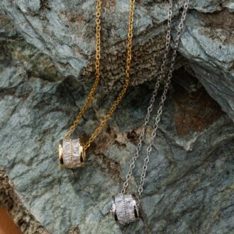 Sparkle Wheel Necklace