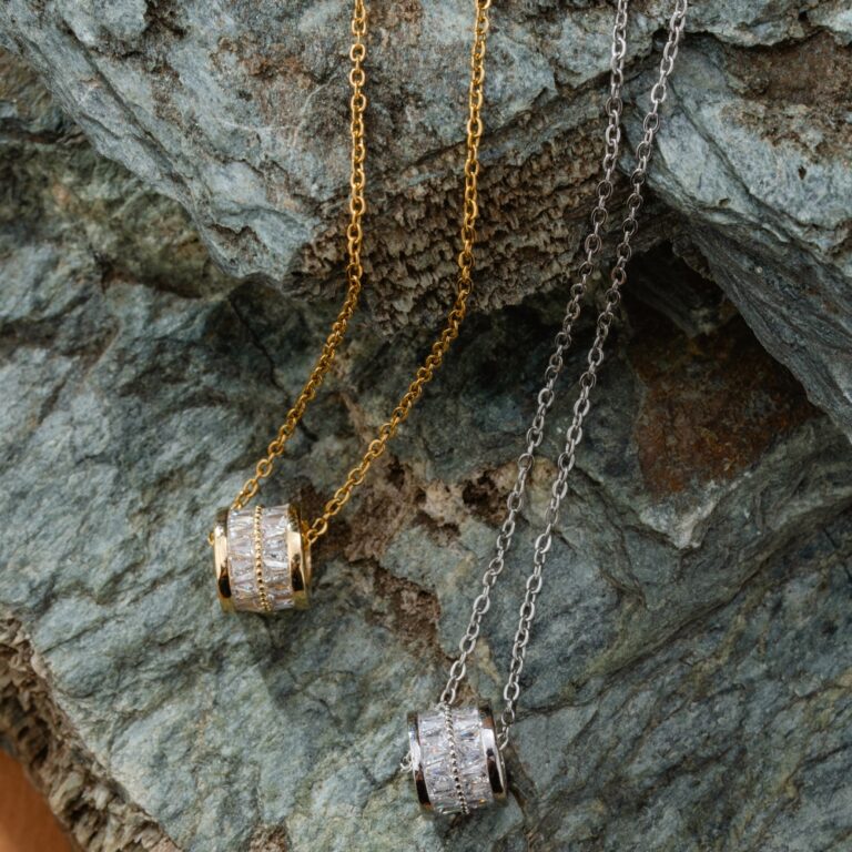 Sparkle Wheel Necklace