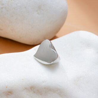 Silver Extra Heart