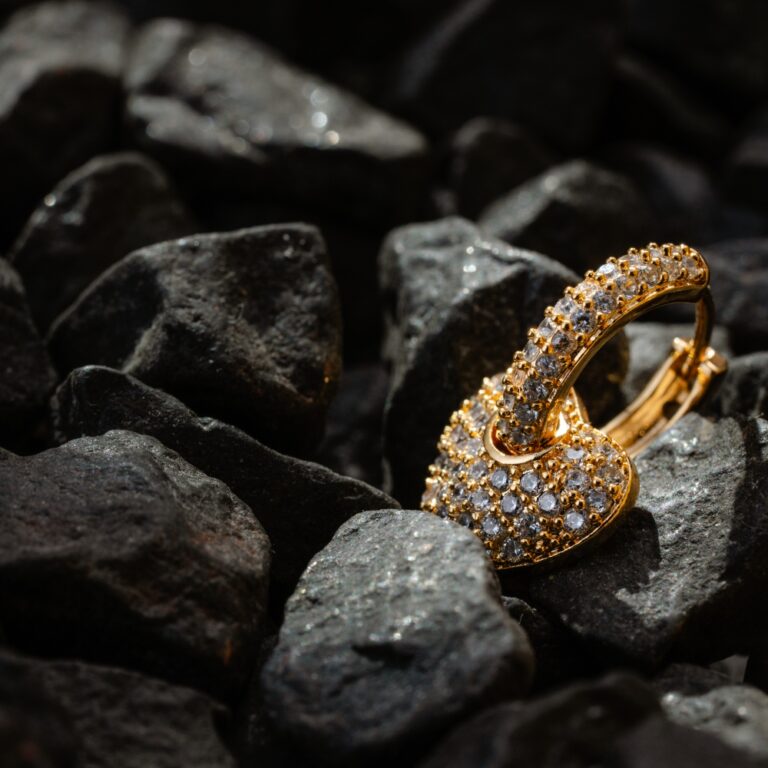 Zirconia Heartbeat Hoop - Image 2
