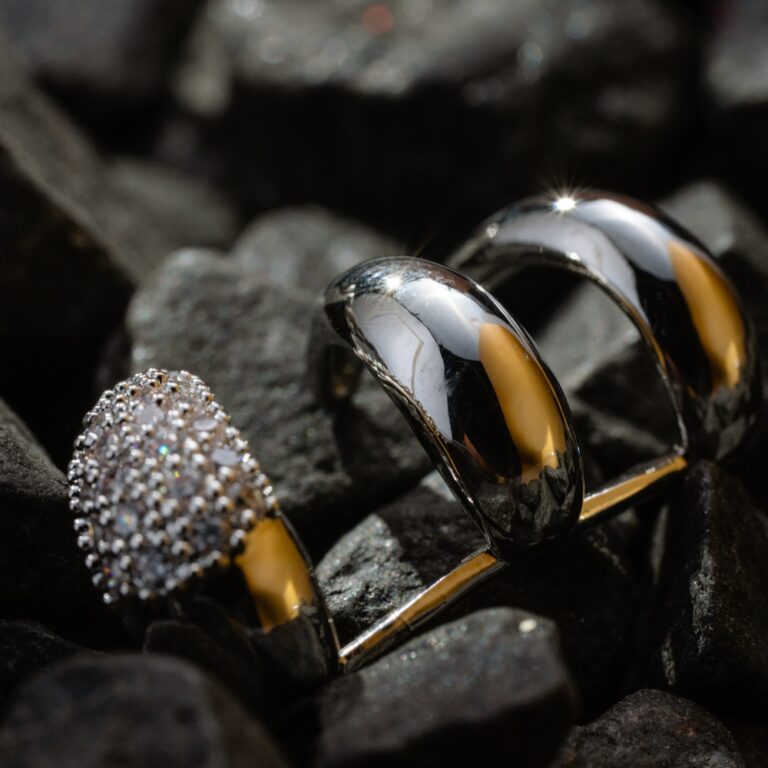 Silver Zc Cuff Earrings - Image 2