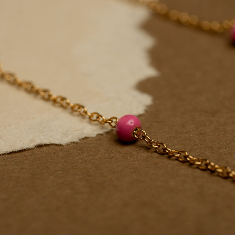 Delicate Breaded Necklace - Image 5