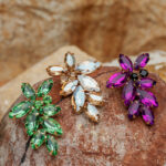 Bird Flower Earrings