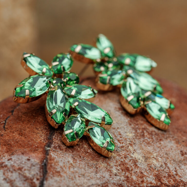 Bird Flower Earrings - Image 2