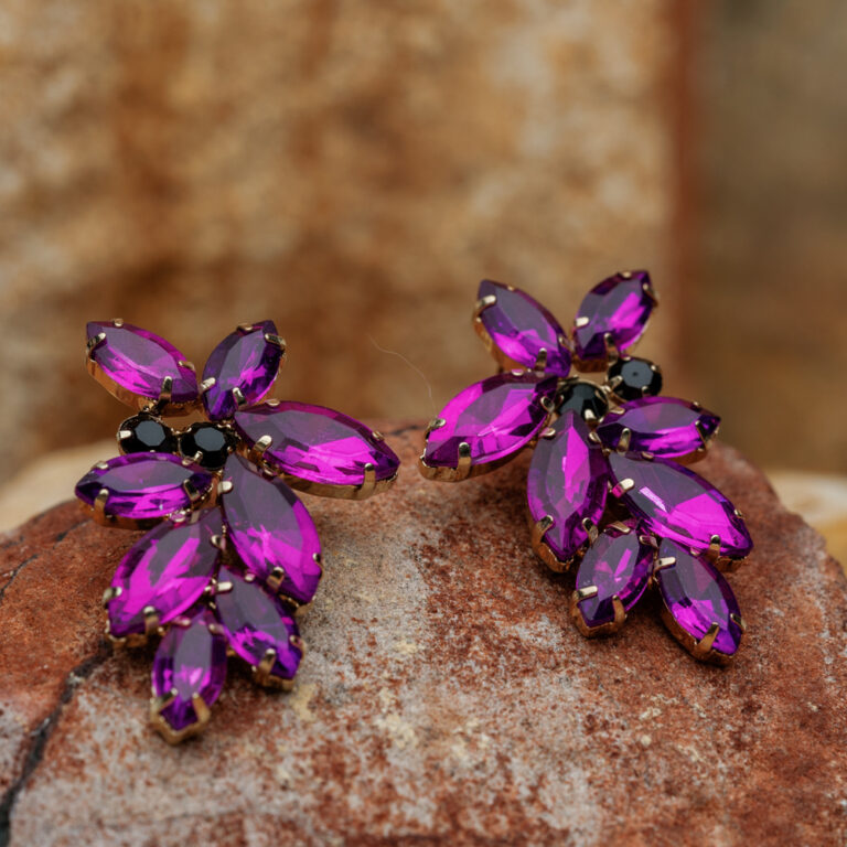 Bird Flower Earrings - Image 4