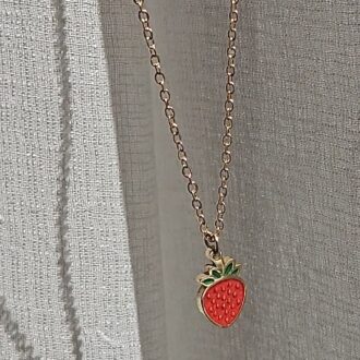 Sweet Strawberry Necklace