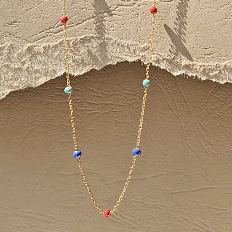 Delicate Breaded Necklace - Image 2
