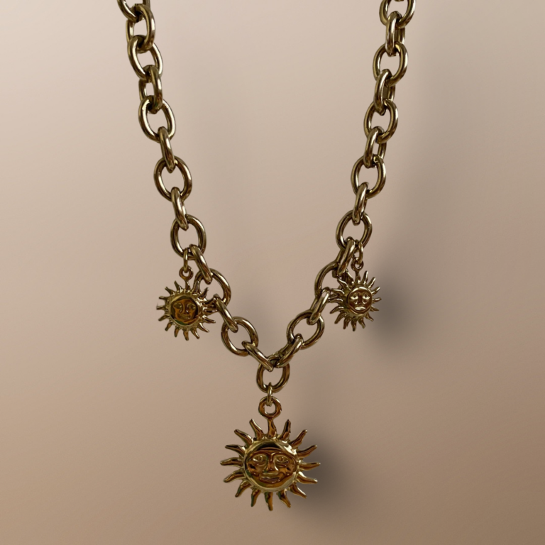 Sun Kiss Chain Necklace - Image 4
