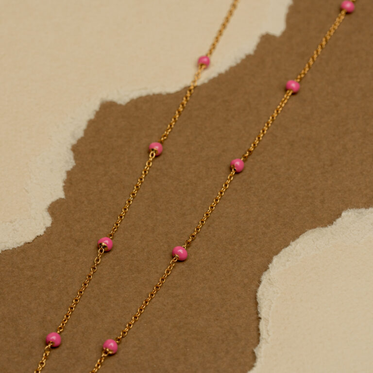 Delicate Breaded Necklace - Image 4