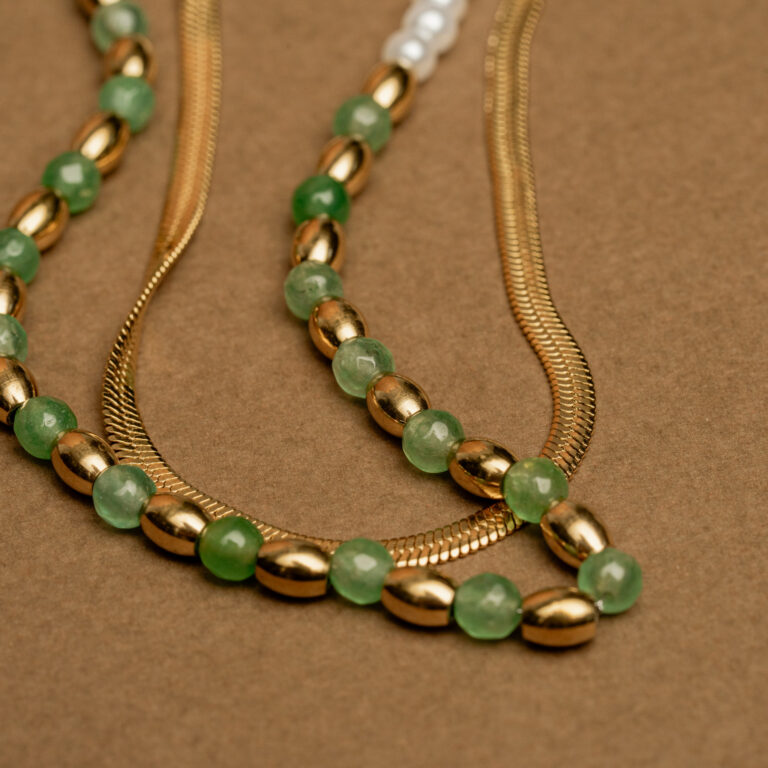 Golden Snake Dual Necklace - Image 5
