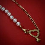 Golden Fusion Heart Pearls