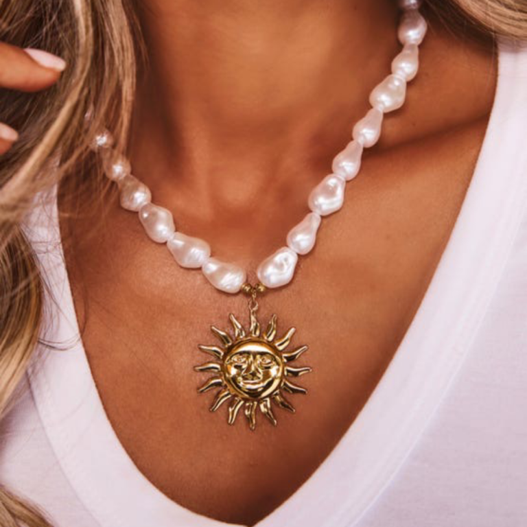 Pearls of Sunshine Necklace - Image 2