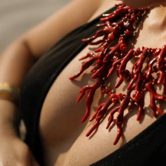 Coral Waves Necklace