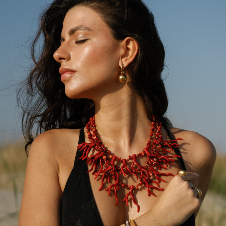 Coral Waves Necklace - Image 2
