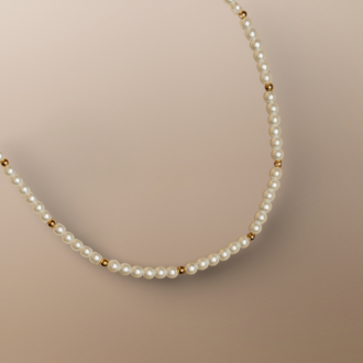 Golden Pearls Necklaces