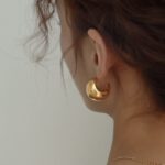 Crescent Hoops Earrings