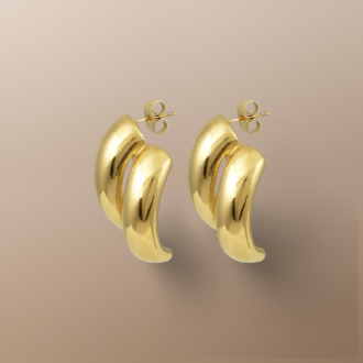 Dual Curve Earrings