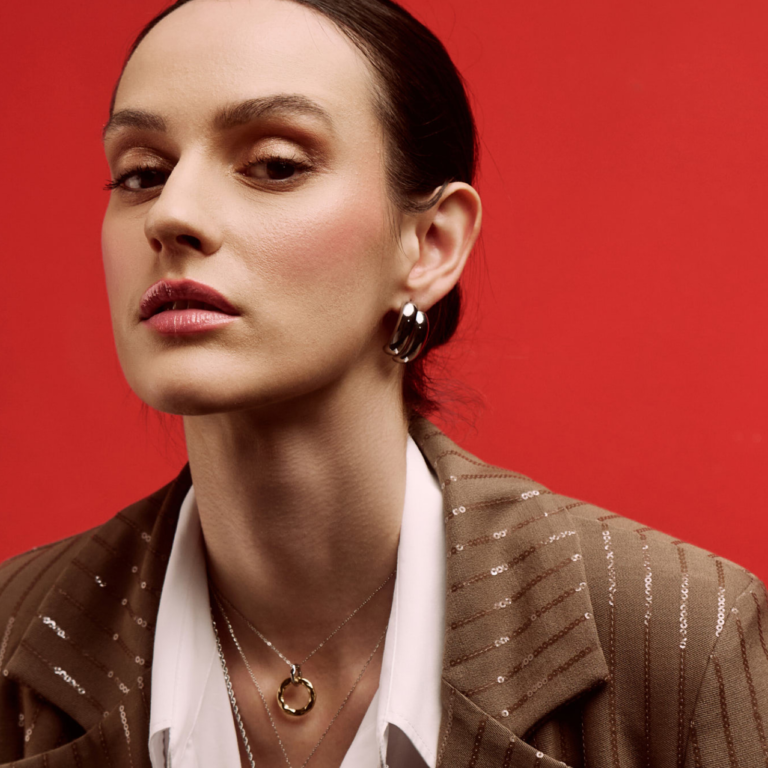 Dual Curve Earrings - Image 2