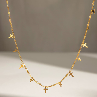 Celestial Cross Necklace
