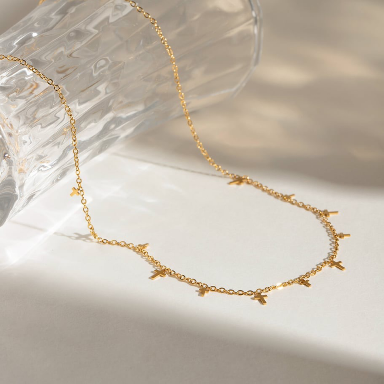 Celestial Cross Necklace - Image 3