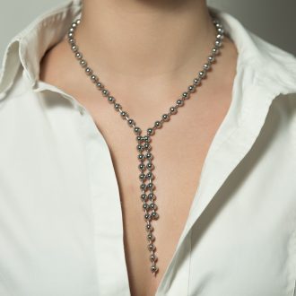 Spheres extra Y-Chain Necklace