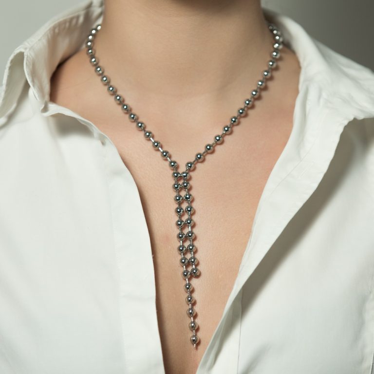 Spheres extra Y-Chain Necklace